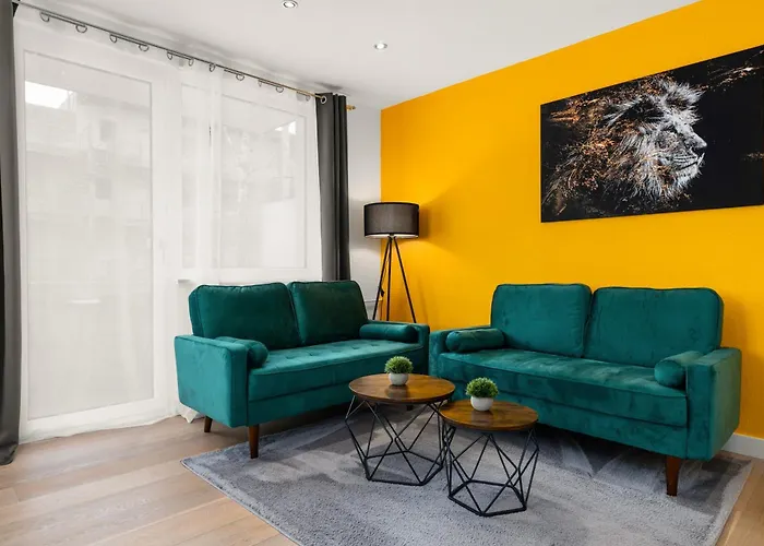 Guermache - Jungle Design Apartments, Zentrum, Parkplatz, Kueche, Wlan * Wolfsburg